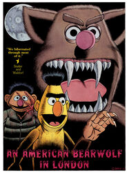  2023 4_fingers an_american_werewolf_in_london anthro bear bert_(sesame_street) big_nose black_eyebrows black_hair bloodied border brown_body brown_eyebrows brown_fur bruce_mccorkindale canid canine claws clothing coat crossover english_text ernie_(sesame_street) eyebrows facial_scar fangs fingers fozzie_bear full_moon fur group hair hi_res humanoid male mammal moon movie_poster muppet muppets mythological_canine mythological_creature mythology night orange_body orange_nose parka parody pink_nose red_nose roaring scar sesame_street signature star teeth text the_muppet_show thick_eyebrows topwear transformation unibrow were werecanid werecanine wereursid werewolf white_border 