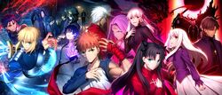  archer armor assassin_(fsn) bandages breast_hold caster dark_sakura emiya_shirou fate/stay_night fate/stay_night_heaven&#039;s_feel hassan_of_the_cursed_arm illyasviel_von_einzbern kotomine_kirei lancer matou_sakura matou_shinji matou_zouken megane rider saber sweater sword tagme tattoo tohsaka_rin type-moon ufotable weapon 