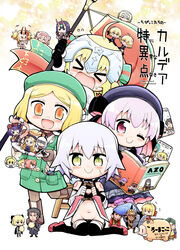  &gt;_&lt; 5boys 6+girls ;) ;d ^_^ abigail_williams_(fate) ahoge ahoge_wag annotated arms_up artoria_pendragon_(fate) bandaged_arm bandages banner baozi bare_shoulders bb_(fate) bb_(fate/extra) beret bikini black_bikini black_dress black_gloves black_hair black_hat black_pantyhose black_thighhighs blonde_hair blue_eyes blush boar book bow brown_gloves caligula_(fate) calligraphy_brush carmilla_(fate) carrying chibi child_gilgamesh_(fate) closed_eyes coat commentary_request cover cover_page crown crying dagger domino_mask double_bun dress dual_wielding eating expressive_hair facial_mark fate/apocrypha fate/extra fate/extra_ccc fate/grand_order fate/stay_night fate_(series) flower food footstool forehead_mark fork frankenstein&#039;s_monster_(fate) frankenstein&#039;s_monster_(swimsuit_saber)_(fate) fujimaru_ritsuka_(male) gaius_julius_caesar_(fate) gem gilgamesh_(fate) gloves green_coat green_eyes green_hat grey_hair groin hair_bun hair_flower hair_ornament hairband hairbow hat headpiece heart helmet herada_mitsuru highres hijikata_toshizou_(fate) holding holding_fork holding_plate holding_weapon horns ibaraki_douji_(fate) illyasviel_von_einzbern in_pocket jack_the_ripper_(fate/apocrypha) james_moriarty_(archer)_(fate) japanese_clothes jeanne_d&#039;arc_alter_(avenger)_(fate) jeanne_d&#039;arc_alter_(fate) jeanne_d&#039;arc_alter_santa_lily_(fate) justeaze_lizrich_von_einzbern katsushika_hokusai_(fate) kimono knife koha-ace laurel_crown leg_up long_hair looking_at_viewer lord_el-melloi_ii lowleg lowleg_bikini mask matou_sakura mechanical_horns mini_person miniboy minigirl mordred_(fate) mordred_(fate/apocrypha) motion_lines multiple_boys multiple_girls mysterious_heroine_x_alter_(fate) navel nero_claudius_(fate) nero_claudius_(fate/extra) nursery_rhyme_(fate) okita_souji_(fate) okita_souji_(koha-ace) one_eye_closed open_book open_mouth outstretched_arm paintbrush pantyhose parted_bangs partially_translated parvati_(fate) paul_bunyan_(fate) piggy_bank pink_eyes pink_hair pink_hairband plate pudding purple_eyes purple_hair romulus_(fate) rope saber_alter scar scar_on_face shimenawa short_hair shoulder_tattoo shuten_douji_(fate) sidelocks single_horn sitonai_(fate) sitting skin-covered_horns smile sparkle standing standing_on_one_leg star_(symbol) stomach sweatdrop swimsuit takuan tattoo tawara_touta_(fate) thighhighs thought_bubble translation_request twintails wariza waver_velvet weapon white_hair 