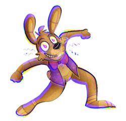  2020 alpha_channel anthro barefoot big_bow_tie big_teeth black_eyebrows black_nose bottomless bow_(feature) bow_tie brown_body brown_fur buckteeth checkered checkered_wall clothed clothing crossover eyebrows feet fist five_nights_at_freddy&#039;s five_nights_at_freddy&#039;s_vr:help_wanted fnaf_vr_help_wanted fur glitchtrap lagomorph leporid long_ears looking_at_viewer male mammal marge_krumping meme multicolored_body multicolored_fur pose purple_eyes rabbit raised_arm scottgames simple_background skinny smile solo standing tan_body tan_fur teeth the_simpsons thin_eyebrows toony topwear toy-bonnie transparent_background vest whiskers yellow_teeth 