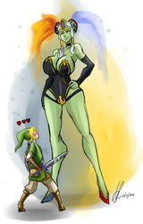  breasts evil evil_witch femdom giantess green_skin huge_breasts impending_rape legend_of_zelda_ocarina_of_time link nosebleed the_legend_of_zelda the_legend_of_zelda the_legend_of_zelda:_ocarina_of_time twinrova witch 