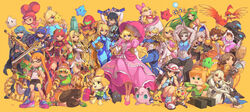  a_link_to_the_past accessory alex_(minecraft) alien alien_humanoid ambiguous_gender animal_crossing animal_humanoid anthro arm_cannon armor attached_to_balloon avian balloon balloon_support banjo-kazooie bayonetta bayonetta_(character) bird black_armor black_eyes black_hair blonde_hair blowing_kiss blue_eyes blue_hair book bottomwear breasts breegull byleth_(fire_emblem) canid canine canis cephalopod cephalopod_humanoid cleavage clothed clothing corrin cosplay_pikachu_(costume) crop_top dark_samus domestic_dog dragon dress eskimo eyewear female feral fire_emblem fur generation_1_pokemon generation_2_pokemon glasses goo_creature goo_humanoid green_eyes green_hair grey_body grey_skin group gun hair hammer hand_on_head hand_on_hip hanging_from_balloon hat headband headgear headwear hi_res holding_gun holding_hammer holding_melee_weapon holding_object holding_ranged_weapon holding_sword holding_tool holding_weapon human humanoid ice_climber inflatable inflatable_support inkling inkling_girl iron_pinky isabelle_(animal_crossing) jigglypuff junior_clown_car kazooie kid_icarus koopa koopa_clown_car koopaling large_group leaf_(pokemon) long_arms long_hair lucina luma mammal marine marine_humanoid mario_bros melee_weapon metroid metroid_prime microsoft midriff mii_(nintendo) mii_gunner min_min minecraft mojang mollusk mollusk_humanoid monotone_bottomwear monotone_clothing monotone_skirt mythological_creature mythological_scalie mythology mythra_(xenoblade) nana_(ice_climber) navel nintendo ocarina_of_time orange_eyes orange_hair palutena panties parasol pichu pikachu pikachu_libre pink_body pink_clothing pink_fur pink_hair pink_panties pink_underwear platinumgames pokemon pokemon_(species) ponytail princess_daisy princess_peach princess_zelda pyra_(xenoblade) raised_arms ranged_weapon rareware robin_(fire_emblem) rosalina_(mario) samus_aran scalie sheik_(tloz) shirt shorts simple_background sitting skinsuit skirt smile splatoon splattershot staff super_mario_galaxy super_smash_bros. super_smash_bros._ultimate sword tentacle the_legend_of_zelda tight_clothing tools topwear toy_hammer underwear upskirt villager_(animal_crossing) weapon wendy_o._koopa wii_fit wii_fit_trainer xbox_game_studios xenoblade_(series) xenoblade_chronicles xenoblade_chronicles_2 yellow_background yellow_body yellow_fur yoga zero_suit 