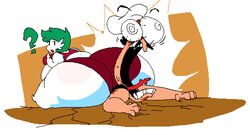  ass belly big_butt bloated digital_media_(artwork) expansion female food gardevoir generation_3_pokemon human lapis_(sinfullapis) mammal microsoft_paint_(artwork) nintendo not_furry peppino_spaghetti pizza_tower pokemon pokemon_(species) sinfullapis sitting_on_another slightly_chubby stuffing taut weight_gain 