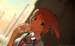  close food headphones kimi_kiss sakino_asuka 