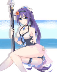  cleavage garter princess_connect princess_connect!_re:dive see_through swimsuits tagme weapon 