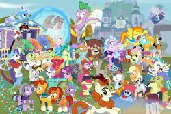  2018 3:2 absolutely_everyone alicorn alternative_fashion angry annoyed apple_bloom_(mlp) apple_rose_(mlp) applejack_(mlp) armor arthropod asian_mythology auntie_applesauce_(mlp) autumn_blaze_(mlp) avian beard beverage big_macintosh_(mlp) blonde_hair blue_eyes bodily_fluids book bovid bovine brother_(lore) brother_and_sister_(lore) camera cardboard chancellor_neighsay_(mlp) changeling chimera chinese_mythology closed_eyes clothed clothed_feral clothing cowboy_hat cozy_glow_(mlp) crowd crying cutie_mark_crusaders_(mlp) derpy_hooves director discord_(mlp) dm29 draconequus dragon dress earth_pony east_asian_mythology equid equid_taur equine equine_taur european_mythology eye_patch eyewear facial_hair female feral firelight_(mlp) fish fishing_rod fluttershy_(mlp) flying friendship_is_magic frown gallus_(mlp) geode glitter gloves_(marking) golden_delicious_(mlp) goldie_delicious_(mlp) grandchild_(lore) granddaughter_(lore) grandmother_(lore) grandmother_and_grandchild_(lore) grandmother_and_granddaughter_(lore) grandmother_and_grandson_(lore) grandparent_(lore) grandparent_and_grandchild_(lore) grandson_(lore) granny_smith_(mlp) greek_mythology green_eyes group gryphon hair hasbro hat headgear headwear helmet hi_res hippogriff hipster horn horse kirin large_group leaking leg_markings levitation lightning_dust_(mlp) magic male mammal mammal_taur mane_six_(mlp) marine markings maud_pie_(mlp) mudbriar_(mlp) multicolored_hair my_little_pony mythological_avian mythological_creature mythological_equine mythological_scalie mythology ocellus_(mlp) open_mouth open_smile pegasus pink_hair pinkie_pie_(mlp) pony portal princess_celestia_(mlp) progress_bar punk purple_eyes purple_hair rainbow_dash_(mlp) rainbow_hair rarity_(mlp) red_hair rocket rockhoof_(mlp) rulebook sandbar_(mlp) scalie school scootaloo_(mlp) seapony_(mlp) shutterbug_(mlp) sibling_(lore) silverstream_(mlp) sister_(lore) sisters_(lore) skinsuit sludge_(mlp) smile smolder_(mlp) socks_(marking) spike_(mlp) spitfire_(mlp) starlight_glimmer_(mlp) stellar_flare_(mlp) sugar_belle_(mlp) sun sunburst_(mlp) sunglasses sweetie_belle_(mlp) tail taur tears terramar_(mlp) tight_clothing tirek_(mlp) trixie_(mlp) twilight_sparkle_(mlp) two_tone_hair unicorn vehicle wagon wings wonderbolts_(mlp) yak yellow_eyes yona_yak_(mlp) 