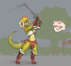  absurd_res anthro argonian armor birthday_cake cake curvy_figure dessert digital_media_(artwork) female food food_creature goo-connected_lips green_body green_scales headgear helmet hi_res horn melee_weapon microsoft mimic navel reaper3d scales scalie sha_(ewgengster) shaded simple_background solo spines sword the_elder_scrolls unconvincing_armor weapon 