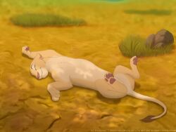  4:3 disney enjoy_your_life felid female feral hindpaw lion lying mammal nala_(the_lion_king) on_back pantherine paws sarafina_(artist) sarafina_(the_lion_king) solo tailbrush the_lion_king wallpaper 