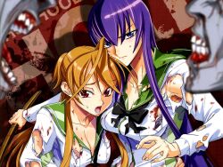  busujima_saeko highschool_of_the_dead miyamoto_rei tagme 