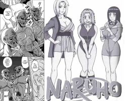  hyuuga_hinata naruto old_man penis sakura_haruno tsunade 