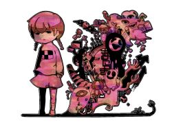  6274 bad_id bad_pixiv_id book braid expressionless female full_body jellyfish_(yume_nikki) kasei-san knife kyukkyu-kun madotsuki mafurako monoko poniko sekomumasada_sensei solo transparent_background twin_braids twintails uboa yume_nikki 