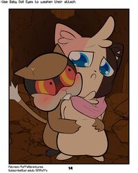  absurd_res aroused cave clothing cute_eyes duo grabbing_from_behind hi_res male male/male minccino nintendo patrat pok&eacute;mon_(species) pok&eacute;mon_mystery_dungeon pokemon robin_(rodent_powered) rock rodent_powered_(softestpuffss) scarf softestpuffss story story_in_description video_games 