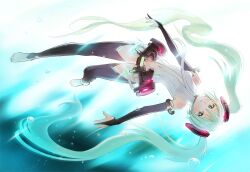  hatsune_miku miku_append shirokichi thighhighs vocaloid vocaloid_append 