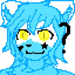  1:1 ai_(puyo_puyo) animal_humanoid artist_wkz canid canine felid feline female fox hair humanoid mammal puyo_puyo puyo_puyo_tetris sega solo 