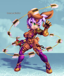  2018 anthro archie_comics armor big_breasts breasts bunnie_rabbot clothed clothing cosplay eyelashes female green_eyes hair hi_res holding_melee_weapon holding_object holding_sword holding_weapon ivy_valentine lagomorph leporid mammal melee_weapon rabbit scificat sega skimpy solo sonic_the_hedgehog_(archie) sonic_the_hedgehog_(comics) sonic_the_hedgehog_(series) soul_calibur sword unconvincing_armor weapon white_hair 