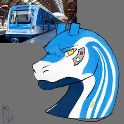  1:1 2023 2_horns argentina argentine_flag blue_body blue_countershading blue_horn blue_markings china_south_locomotive_&amp;_rolling_stock countershade_neck countershading csr_emu_(train) dark_body digital_drawing_(artwork) digital_media_(artwork) dragon electric_railcar feral frown furrowed_brow grey_background grey_markings headlights headshot_portrait horn how_to_dragon_your_train hybrid kiba_winchester living_machine living_train living_vehicle locomorph machine male markings meme multicolored_body multicolored_scales mythological_creature mythological_scalie mythology ossicone photo portrait pupils railcar reference_image reptile reverse_countershading scale_markings scales scalie scowl short_horn signature simple_background small_horn solo stripes train trenes_argentinos vehicle white_body white_stripes yellow_eyes 