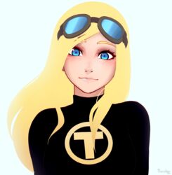  blonde_hair dc_comics female goggles solo tagme teen_titans terra_(dc) 