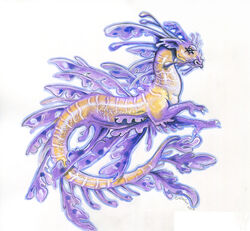  ambiguous_gender dragon feral fish heather_bruton leafy_seadragon marine mythological_creature mythological_scalie mythology scalie simple_background solo syngnathid syngnathiform white_background 