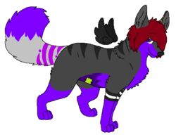  2012 aliasing alpha_channel alternative_fashion ambiguous_gender black_body black_feathers black_fur black_nose black_stripes black_wings canid canine chibi_wings digital_drawing_(artwork) digital_media_(artwork) digitigrade emo feathered_wings feathers fennec_fox feral feral_with_hair flat_colors floating_hands floating_wings fox full-length_portrait fur grey_body grey_fur hair hair_over_eye hybrid mammal microsoft_paint_(artwork) one_eye_obstructed paws portrait purple_body purple_eyes purple_fur red_hair sebdoggo simple_background snout solo standing striped_body striped_fur stripes swift_fox tail transparent_background true_fox wings 