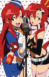  bikini_top fixed nishigori_atsushi swimsuits symmetrical_docking tengen_toppa_gurren_lagann thighhighs uniform yoko 