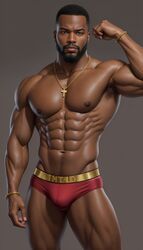  actor african african_male ai_generated beard celebrity dark-skinned_male dark_skin flexing hotmaleaddict69 laurence_&quot;mr._t&quot;_tureaud male male_only melanin muscles muscular muscular_male real_person shirtless_male underwear underwear_only 