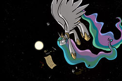 alicorn artificial_intelligence beverage cake container crown cup dessert english_text equid equine feathered_wings feathers female feral food friendship_is_magic hair hasbro headgear hi_res horn horse jewelry letter machine male_non-humanoid_machine mammal multicolored_hair my_little_pony mythological_creature mythological_equine mythology necklace non-humanoid_machine orb_robot personality_core_(portal) plate pony portal_(series) princess princess_celestia_(mlp) quadruped robot royalty solo space space_core_(portal) star sun tail tea text thedracojayproduct valve white_body white_feathers wings