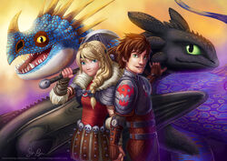  arm_wraps armor astrid_hofferson axe battle_axe black_body black_scales blonde_hair blue_body blue_eyes blue_scales bone bracers braided_hair breastplate brown_hair clothed clothing deadly_nadder dragon dreamworks european_mythology female feral fingerless_gloves fur_trim_(clothing) fury_(httyd) gauntlets gloves green_eyes group hair hand_holding handwear hiccup_horrendous_haddock_iii holding_object holding_weapon horn how_to_train_your_dragon human leather leather_armor long_hair looking_aside looking_at_viewer male mammal melee_weapon membrane_(anatomy) membranous_wings mythological_creature mythological_scalie mythology night_fury open_mouth pauldron risachantag scale_armor scales scalie sharp_teeth short_hair size_difference skull smile spiked_armor spikes standing stormfly studded_armor studded_leather studs teeth toothless weapon western_dragon wings wrap wraps yellow_eyes 