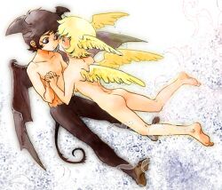  asuka_ryou devilman fudou_akira satan wings 