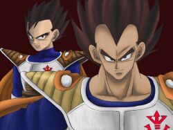  brown_hair cape dragon_ball dragon_ball dragon_ball_z male male_focus tarble vegeta 