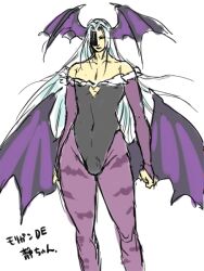  capcom cosplay crossdressing crossdressing joka_(hiwai) male male_focus morrigan_aensland morrigan_aensland_(cosplay) pop&#039;n_music vampire_(game) zizz 