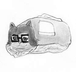  anthro black_hair burrito butter cat_nose crying_cat dairy_products domestic_cat efradraws efrasona eyewear felid feline felis feral food glasses graphite_(artwork) hair hi_res long_hair male mammal marker_(artwork) meme monochrome pen_(artwork) pencil_(artwork) sad solo tinfoil traditional_media_(artwork) 