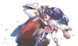  excadrill gym_leader iris_(pokemon) kawa_raya pixiv_manga_sample pokemon pokemon_(game) pokemon_black_and_white pokemon_bw purple_hair 