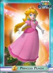  blonde_hair blue_eyes card chiko_(mario) dress lowres luma mario mario_(series) playing_card princess princess_peach super_mario_bros. super_mario_galaxy 