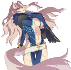  artist_request belt bodysuit book breasts brown_eyes brown_hair center_opening cleavage_cutout clothing_cutout female glasses gloves heart large_breasts long_hair official_art presa_(tales) skin_tight solo tail tales_of_(series) tales_of_xillia thigh_gap transparent_background 