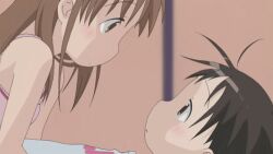  2girls animated animated female ichigo_mashimaro itou_chika kissing lolicon lowres matsuoka_miu multiple_girls yuri 