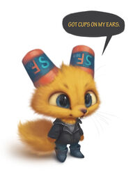  2017 alternate_form anthro black_nose blue_eyes boots brown_body brown_fur canid canine chibi clothed clothing container cup cup_on_ear cups_on_ears cute_fangs daww digital_media_(artwork) digital_painting_(artwork) english_text fluffy footwear fox fully_clothed fur gregg_lee happy jacket leather leather_clothing leather_jacket leather_topwear male male_anthro mammal night_in_the_woods silly silverfox5213 simple_background smile snack_falcon solo speech_bubble text topwear whiskers white_background yellow_sclera 