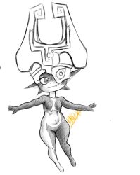  armor breasts digital_drawing_(artwork) digital_media_(artwork) fangs female headgear helmet hi_res humanoid humanoid_pointy_ears imp midna nintendo short_stack simple_background small_breasts solo tagme teeth the_legend_of_zelda thick_thighs twilight_princess vindoxjk46r 