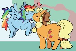  2024 accessory applejack_(mlp) beastofeuthanasia belly blonde_hair blonde_mane blue_body blue_fur blue_hooves brown_clothing brown_hat brown_headwear closed_eyes clothing cowboy_hat cutie_mark digital_drawing_(artwork) digital_media_(artwork) duo earth_pony equid equine eyebrow_through_hair eyebrows eyelashes feathered_wings feathers female female/female feral flat_colors flying freckles friendship_is_magic fur grass hair hair_accessory hair_tie hasbro hat headgear headwear heart_symbol hooves horse kiss_on_lips kissing long_hair long_mane long_tail mammal mane multicolored_body multicolored_fur multicolored_hair multicolored_mane multicolored_tail my_little_pony mythological_creature mythological_equine mythology orange_body orange_fur orange_hooves outside overweight overweight_female overweight_feral pegasus plant pony quadruped rainbow_dash_(mlp) rainbow_hair rainbow_mane rainbow_tail red_eyebrows sky slightly_chubby slightly_chubby_female slightly_chubby_feral standing tail translucent translucent_hair tree wings yellow_tail 