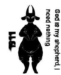  2024 2_horns ambiguous_gender anthro belly belly_overhang black_body bovid caprine digital_media_(artwork) digitigrade english_text featureless_crotch fpos15 front_view full-length_portrait goat greyscale hi_res horn looking_at_viewer mammal monochrome mouthless navel nude overweight overweight_ambiguous overweight_anthro pear-shaped_figure portrait simple_background solo standing text thick_thighs white_background wide_hips x_nipples 