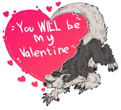  dpakollia dragon english_text feral flower fur furred_dragon furred_scalie hi_res holidays kira_(artist) male muscular muscular_feral mythological_creature mythological_scalie mythology plant romantic rose_(flower) scalie solo text valentine&#039;s_day valentine&#039;s_day_card 