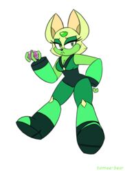  alien alien_humanoid alpha_channel anthro bat breasts cartoon_network chaos_emerald cleavage clothed clothing eyelashes female forehead_gem frown fusion gem gem_(species) green_eyes hi_res humanoid hybrid mammal peridot_(gem_species) peridot_(steven_universe) rouge_the_bat sega simple_background solo sonic_the_hedgehog_(series) steven_universe tomee-bear vinesauce 