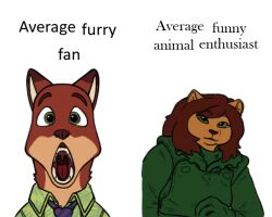  2021 alpha_channel anthro armor average_fan_vs._average_enjoyer black_text body_armor brown_body brown_eyebrows brown_fur brown_hair brown_nose canid canine clothed clothed_anthro clothed_female clothing collared_shirt digital_drawing_(artwork) digital_media_(artwork) disney drawpile_(artwork) duo english_text erma_felna erma_felna:_edf eyebrows female female_anthro flak_vest flat_colors flight_suit fox fur green_clothing green_eyes green_shirt green_topwear hair long_hair male mammal meme military_uniform necktie nick_wilde open_mouth pattern_necktie red_fox red_tongue shirt simple_background striped_necktie text tongue topwear transparent_background true_fox uniform us_cannonfodder zootopia 