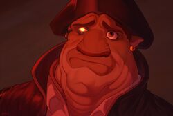  1_eye alien bryach cybernetic_eye cybernetics disney ear_piercing ear_ring long_john_silver machine male overweight piercing pirate pirate_hat ring_piercing solo space_pirate treasure_planet 