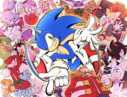  &gt;_&lt; 6+boys 6+girls :d amy_rose angry bat_wings big_the_cat blaze_the_cat blue_eyes bracelet chains chao_(sonic) chaos_(sonic) charmy_bee cheese_(sonic) chip_(sonic) cream_the_rabbit cubot dr._eggman dress e-123_omega emerl_(sonic) espio_the_chameleon everyone facial_hair finger_gun frog froggy_(sonic) furry furry_female furry_male gloves green_eyes grin highres jacket jewelry marine_the_raccoon metal_sonic moustache multiple_boys multiple_girls open_mouth orange_eyes orbot pose purple_dress purple_eyes red_dress red_eyes red_jacket robot rouge_the_bat serious shadow_the_hedgehog silver_the_hedgehog smile sonic_(series) sonic_adventure sonic_adventure_pose sonic_the_hedgehog sonic_unleashed tails_(sonic) tikal_the_echidna tondamanuke vector_the_crocodile white_gloves wings yellow_eyes 