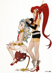  bikini_top nia sushio tengen_toppa_gurren_lagann thigh-highs yoko 