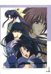  himura_kenshin kamiya_kaoru makimachi_misao rurouni_kenshin takani_megumi 