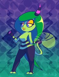  alien aquabunny blue_eyes female green_hair hair horn horned_humanoid humanoid lips sega solo sonic_the_hedgehog_(series) the_deadly_six yellow_sclera zeena zeti 