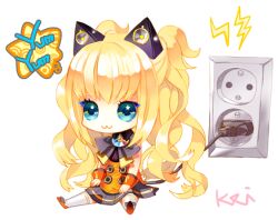  :3 animal_ears bad_id bad_pixiv_id blonde_hair blue_eyes cat_ears chibi electric_plug electrical_outlet female kei_(seona2020) long_hair mini_person minigirl photoshop_(medium) seeu solo very_long_hair vocaloid 