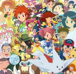  altaria ayako_(pokemon) black_hair blue_eyes blue_hair brown_hair buneary carnivine cyndaquil dawn dawn_(pokemon) eevee empoleon flareon floatzel gabite gallade gastrodon gible gym_leader hat joy_(pokemon) kengo_(pokemon) kenny_(pokemon) kojirou_(pokemon) kricketot kricketune leafeon lolicon long_hair lopunny lumineon mamoswine melissa_(pokemon) meowth mew mime_jr. minun mismagius musashi_(pokemon) naoshi_(pokemon) nozomi_(pokemon) pachirisu pikachu pink_eyes pink_hair piplup piplup_(pokemon) plusle pokemon pokemon_(anime) pokemon_(game) pokemon_dppt poochama_(pokemon)satoshi_(pokemon) purple_hair red_eyes roserade salvia_(pokemon) satoshi_(pokemon) seviper sunflora suzuna_(pokemon) togekiss urara_(pokemon) vaporeon wobbuffet yanmega 