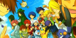  couple dawn_(pokemon) lolicon nozomi_(pokemon) ookido_shigeru pikachu pokemon pokemon_(anime) satoshi_(pokemon) shinji_(pokemon) shirona_(pokemon) 